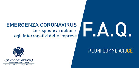 F.A.Q. - Emergenza CoronaVirus