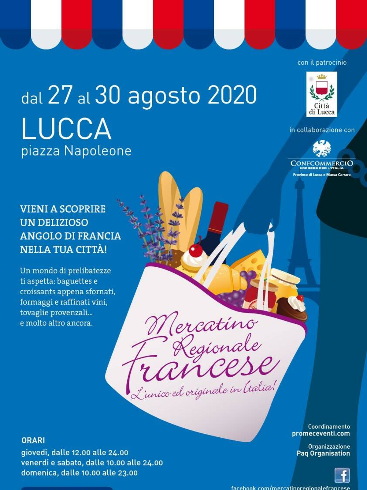 Mercatino Regionale Francese 4 Giorni In Piazza Napoleone Dedicati Ai Prodotti Tipici D Oltralpe Confcommercio Lucca E Massa Carrara